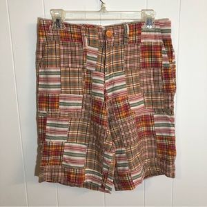 for the republic patchwork bermuda shorts 100% cotton 6P